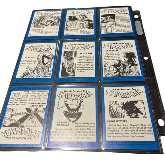 SPIDERMAN Trading Cards 9 Collectible The McFarlane Era Mint Condition - Picture 3 of 9